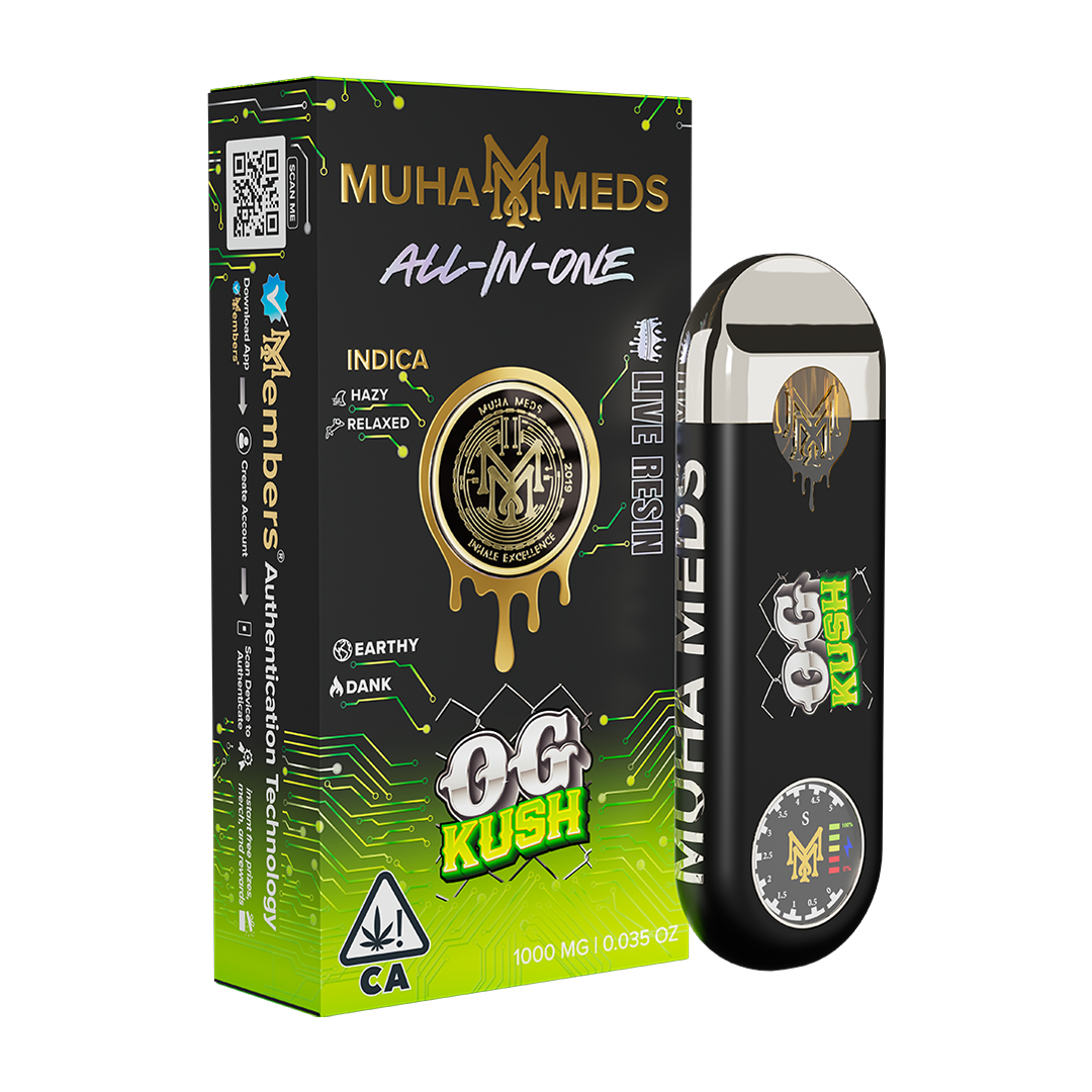 OG Kush Disposable Vape – Premium Indica Cannabis Disposable OG Kush